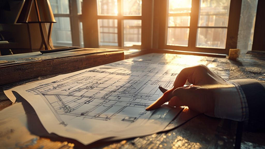 ADU Cost Calculator blueprint and financial planning for construction expenses.