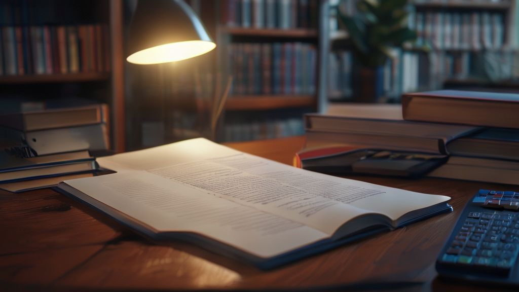 Professional book editing workspace with manuscript and digital cost calculator on tablet.