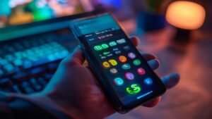 PLS Donate calculator on smartphone with Robux interface for gaming donations