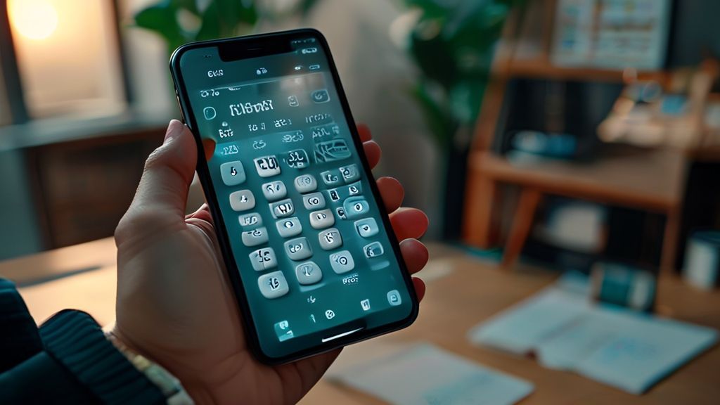 Digital age calculator on smartphone screen showing precise age calculation for accuracy testing.