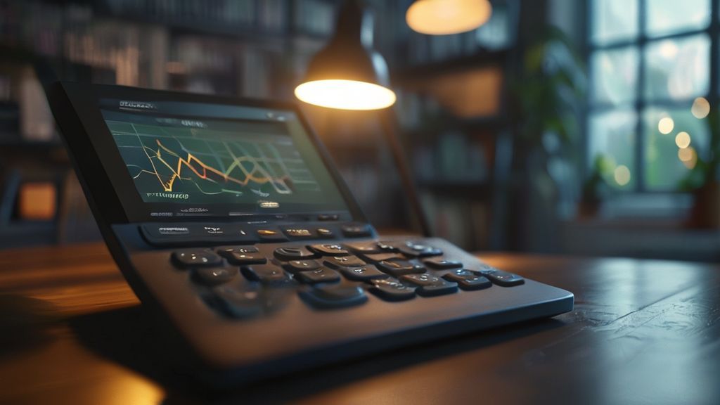 Virtual TI-82 calculator simulator displayed on laptop screen for online graphing