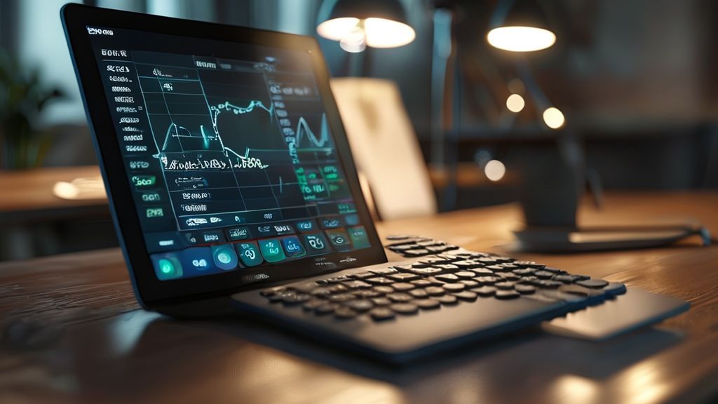 TI-SmartView calculator online interface on laptop with physical TI-84 calculator