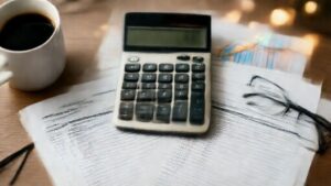 401k loan repayment calculator with retirement documents