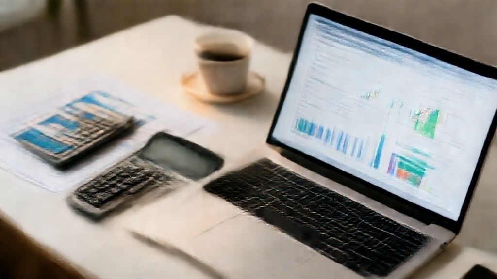 Average profit calculator dashboard with financial graphs