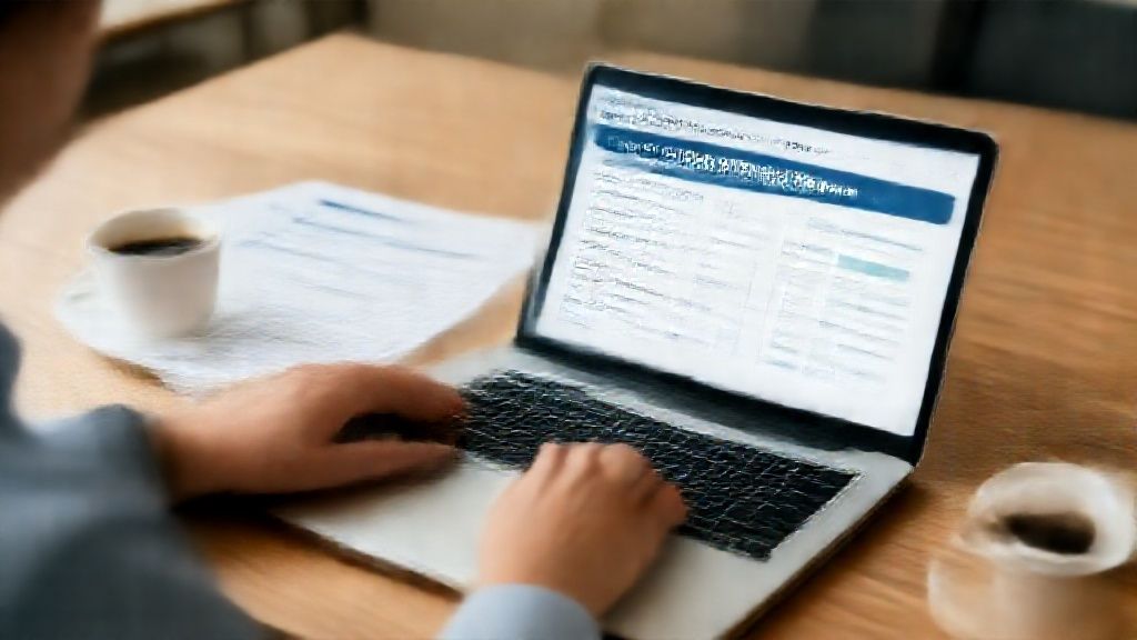 Person using Prudential Retirement Calculator on laptop for retirement planning