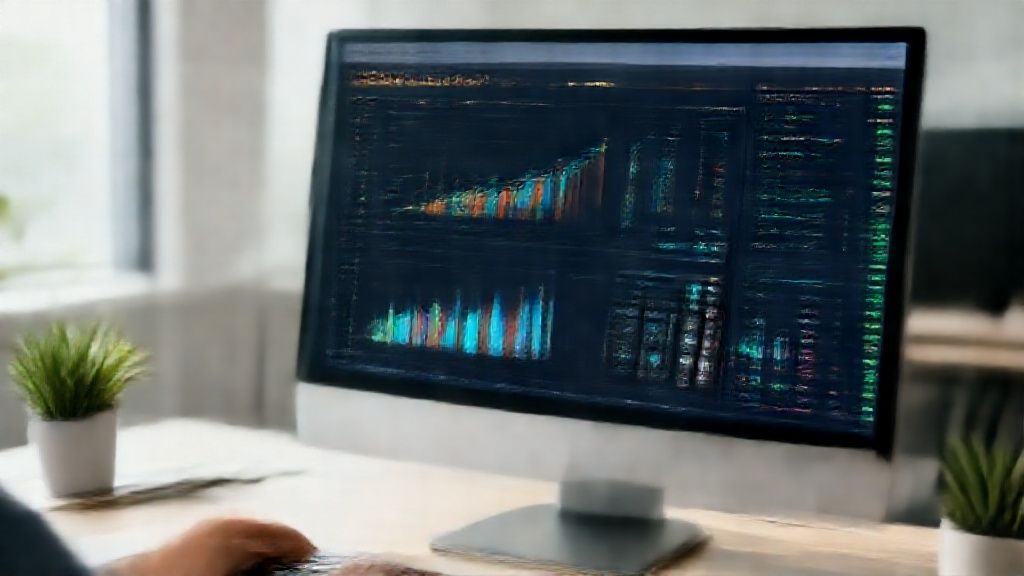 Business turnover profit calculator interface showing revenue and profit metrics on computer screen